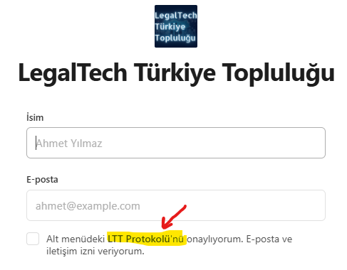 LTT Protokolü Rıza Kanıtı Örneği
